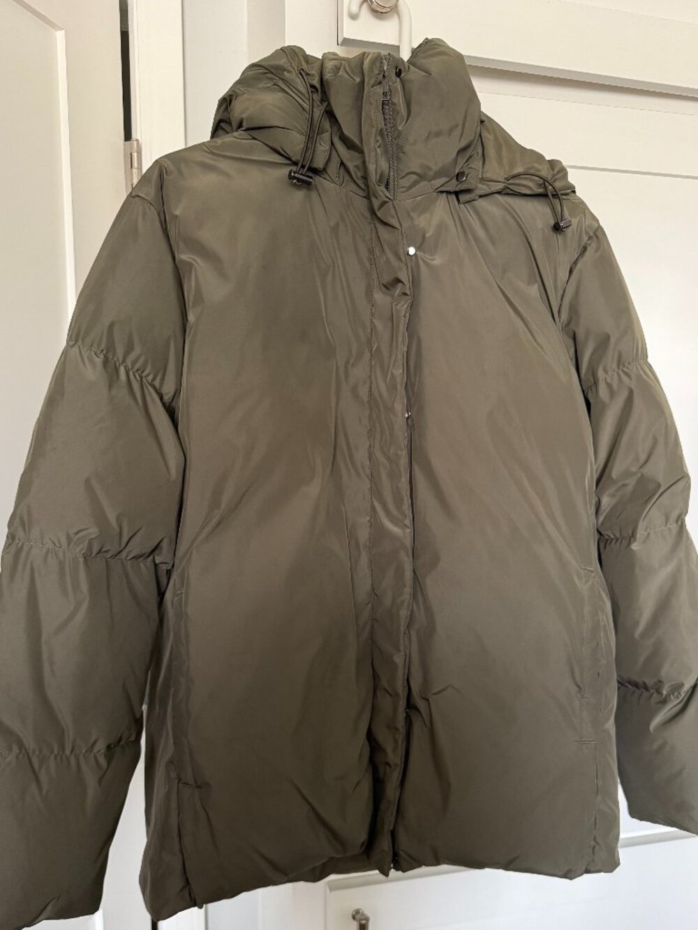 Jenni Kayne Olive Puffer Jacket – Size XS